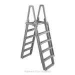 48"-54" POOL WARM GRY A-Frame Ladder