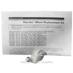 WHITE RAY-VAC Gunite Castor Wheel Kit
