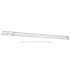 33" WHITE Ctr Rod Staked W/ Noryl Rotor