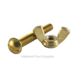 #155 BRASS Bolt & Wing Nut